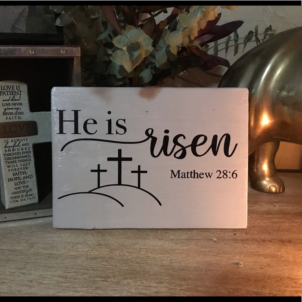 Handmade sign